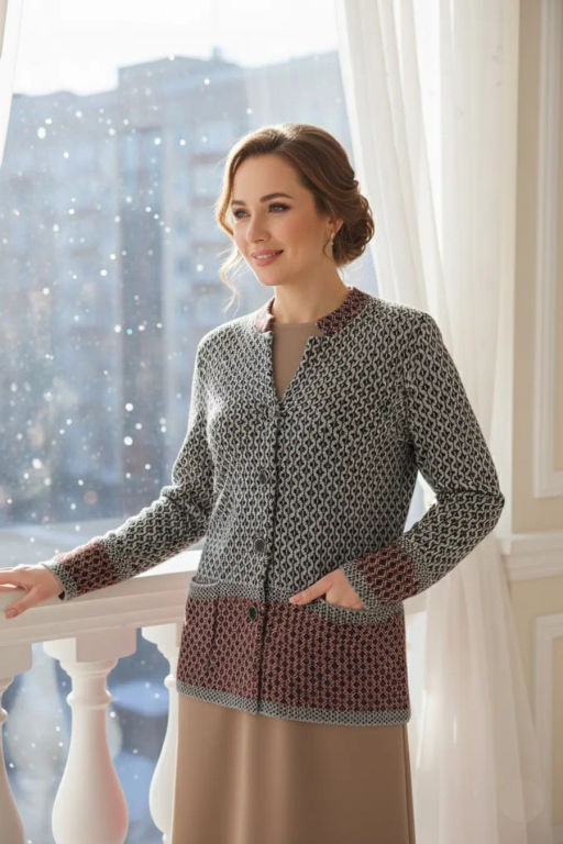 Жакет М 3158/терракот