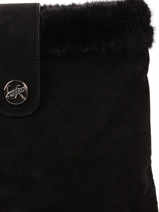 LACCOMA сумка P5681-1-черный эко кожа, искуственный мех полиэстер  фото 4