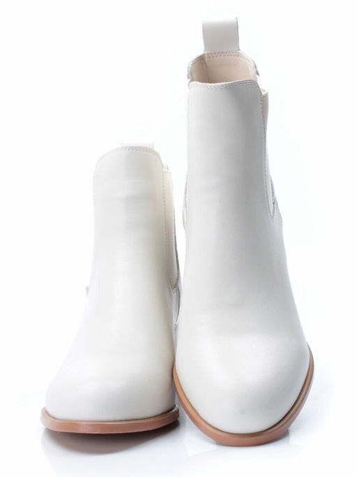 01-PCT163-2 Ботинки Челси демисезонные женские (натуральная кожа, байка) - Фабричный китай фото 14