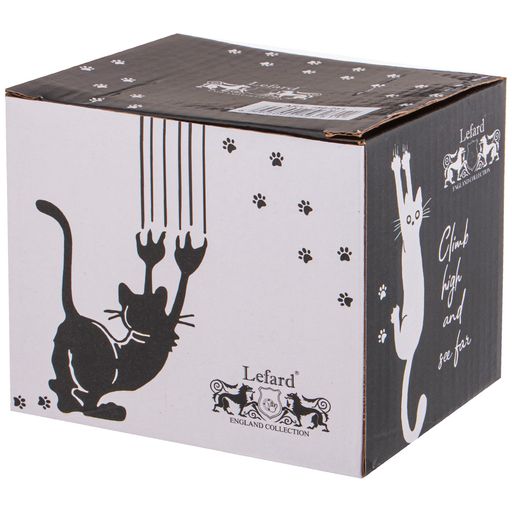 КРУЖКА С СИЛИКОНОВОЙ КРЫШКОЙ КОТОМАНИЯ 380МЛ - Lefard фото 2