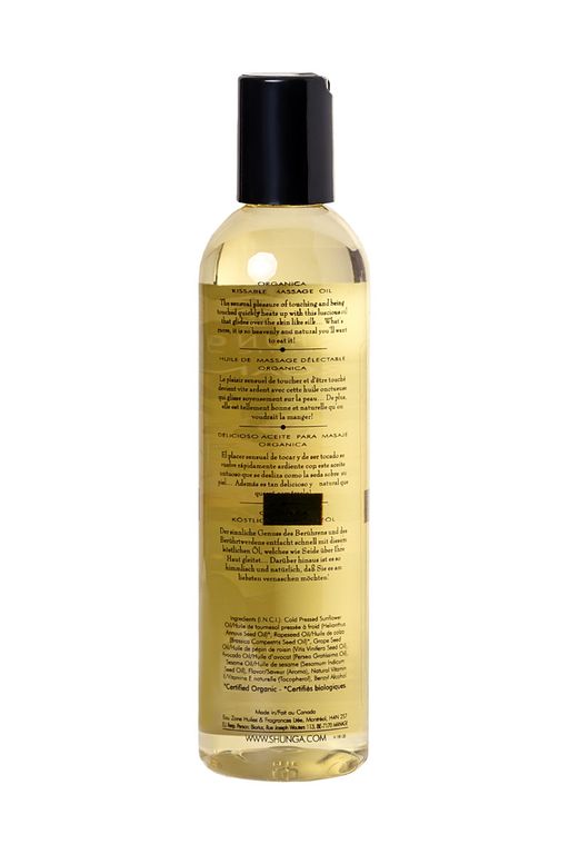 Масло для массажа Shunga Organica Exotic Green Tea, натуральное, расслабляющее, зеленый чай, 240 мл