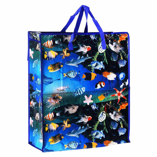 VETTA Сумка хозяйственная, 55х65х25см, 89 литров, до 7кг, полипропилен, 4 дизайна 467-132 фото 3