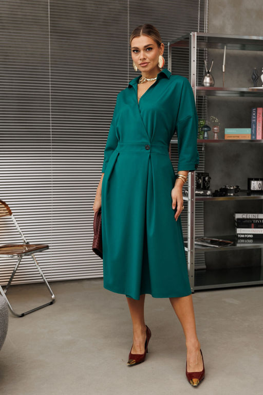 Платье Anastasia 1229.1 изумруд