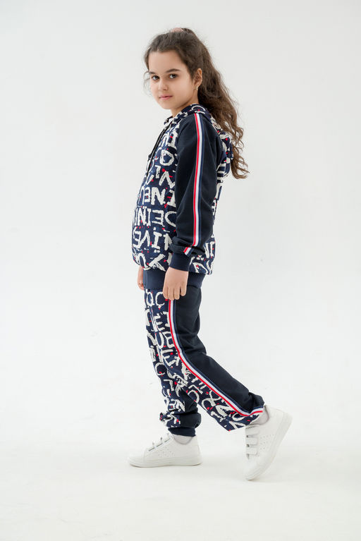 Костюм подростковый из футера 2-хн джемпер и брюки SportLand буквы - Амадэль фото 20