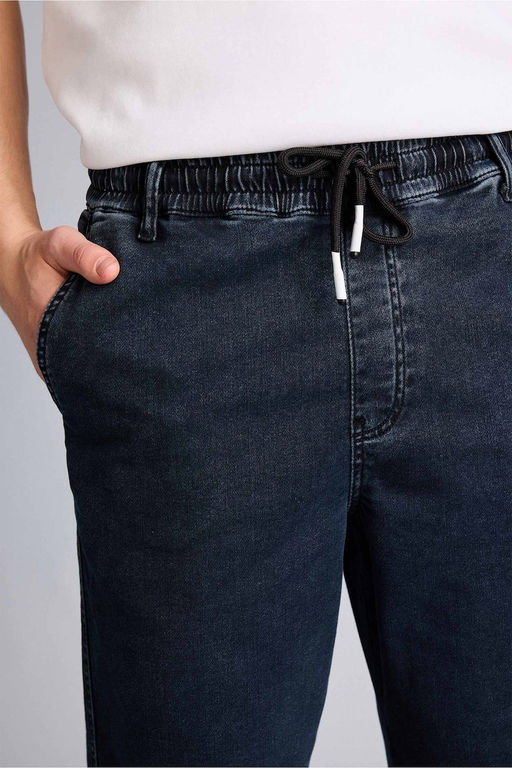 Yumu_ak Dokulu Wide Leg Jean Pantolon - Defacto фото 4