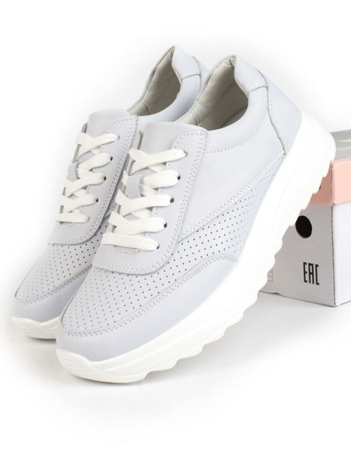 05-SD2-3D GRAY/PURPLE Кроссовки женские (натуральная кожа)