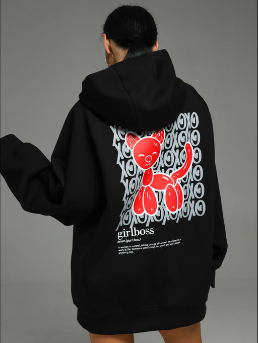 Камелия худи женское (черный собачка) - Lovetex фото 12