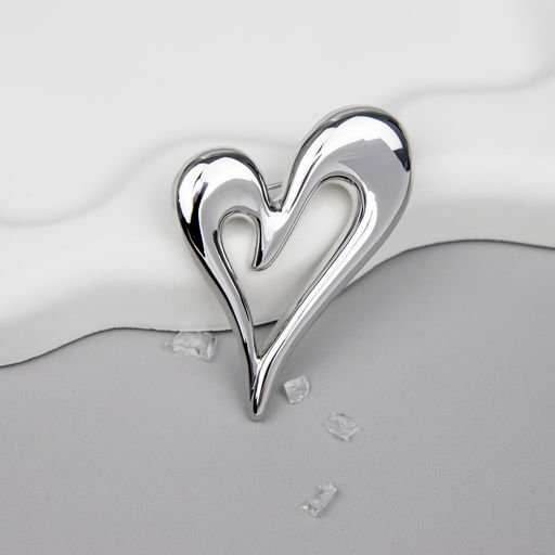 Брошь Арт. 3V-7435-W - MyGemma фото 3