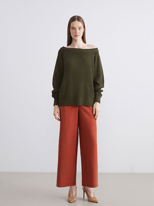 Beli Lastikli Geni? Pa?a Kad?n Pantolon