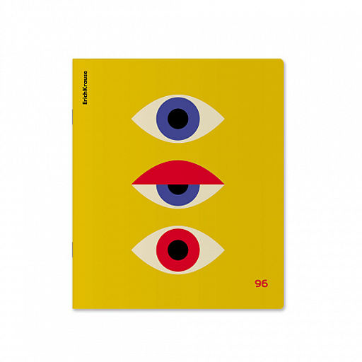 Цена за 5 шт. Тетрадь общая ученическая ErichKrause Bauhaus, 96 листов, клетка, матовая ламинация+выборочный лак_MIX-PACK  фото 5
