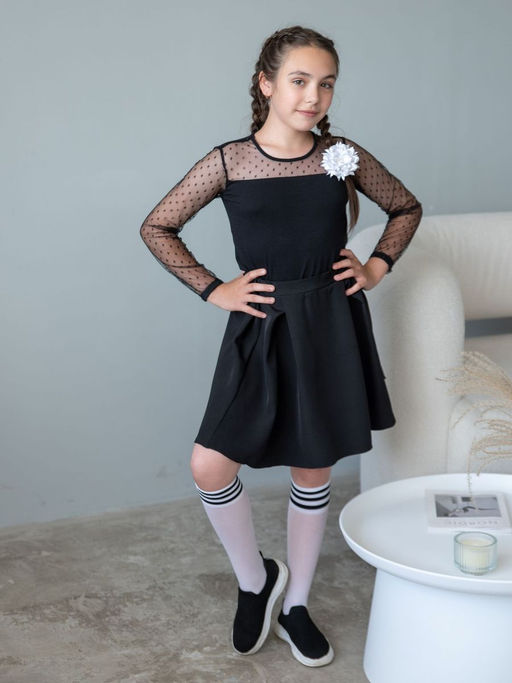 Джемпер для девочки 61361 Черный* 480 Lets go - Let's go фото 11