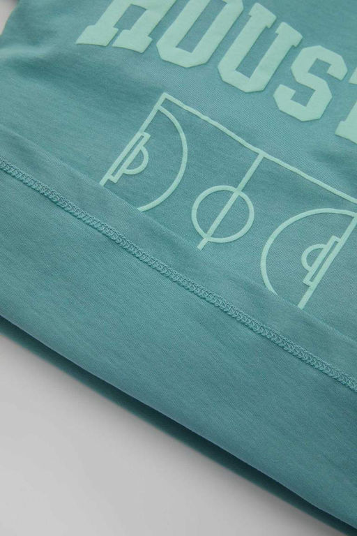 Футболка с короткими рукавами и принтом для маленьких мальчиков - Defacto фото 3