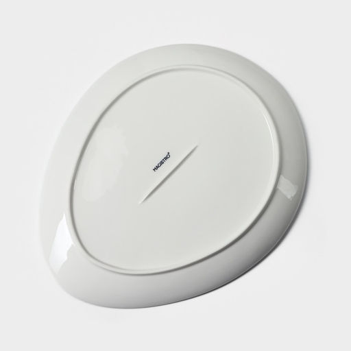 Блюдо Magistro Бланш, d=28 см, фарфор, белое