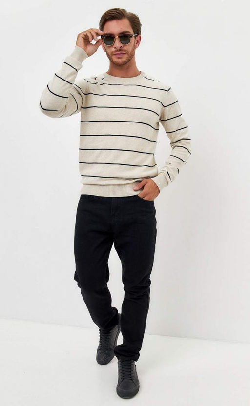 Джемпер F421-1547 beige - Fine joyce фото 3