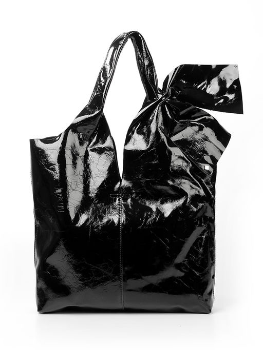 LACCOMA сумка Q6159-черный натуральная кожа полиэстер фото 3