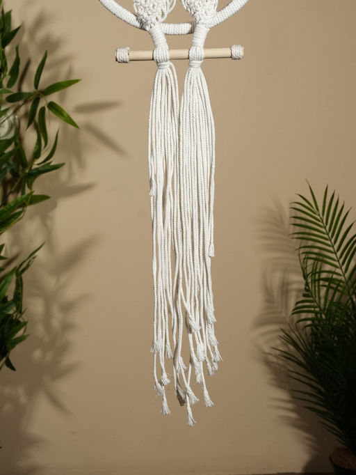 Ловец снов «Сова», 22×80 см, светлый глаз