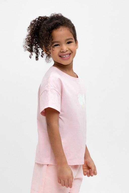 КР 302434/светлый лосось к473 фуфайка для дев - Crockid фото 5