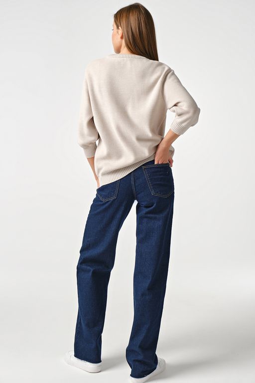 Джемпер вязаный свободный - Fly фото 7