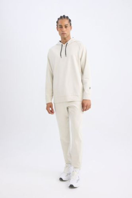 DeFactoFit Sporcu Jogger Esofman Alt? Slim Fit Dar Kesim Standart Paca Beli Pacas? Lastikli