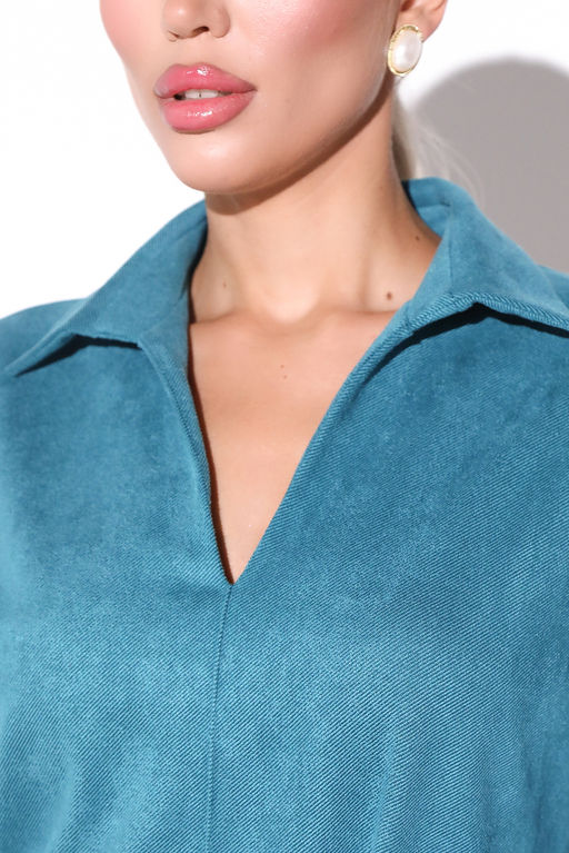 Платье Беатрис (бирюза) - Эльза фото 7