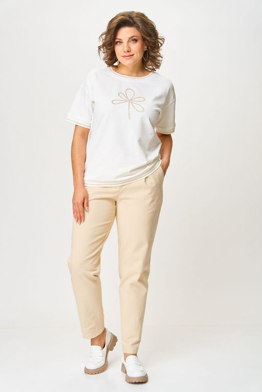 Футболка Rumoda 2261 молочный фото 9