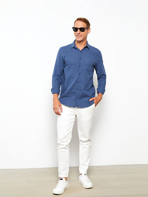 Regular Fit Uzun Kollu Erkek G?mlek