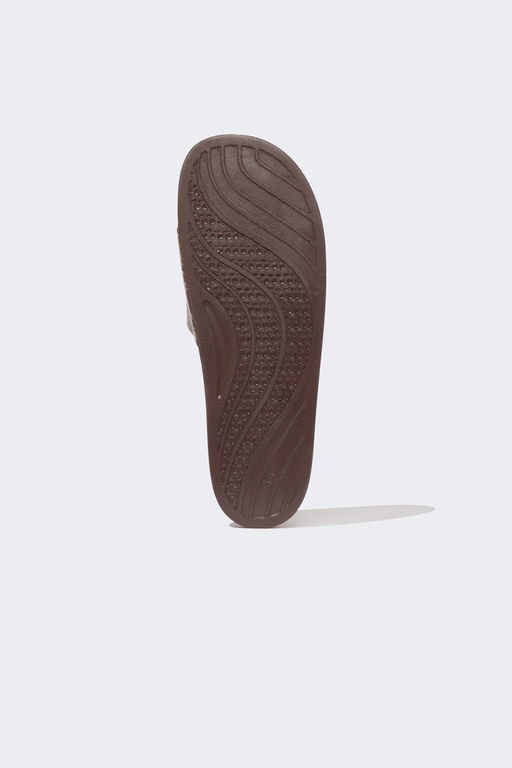 Мужские тапочки Eva на плоской подошве с одной полосой - Defacto фото 4