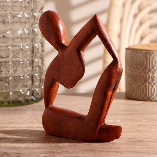 Сувенир «Думающий человек», 18×13×3 см, дерево