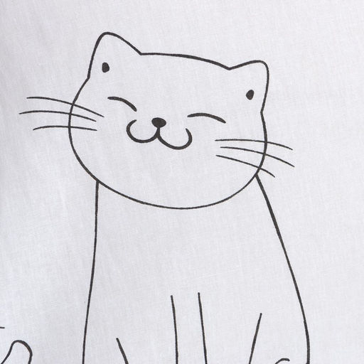 Постельное бельё Этель 1,5 сп Dancing cats, 143х215 см, 150х214 см, 50х70 см -1 шт, 100% хлопок, бязь  фото 3