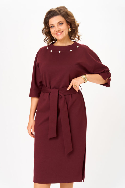 Платье Bonna Image 997/2 бордовый