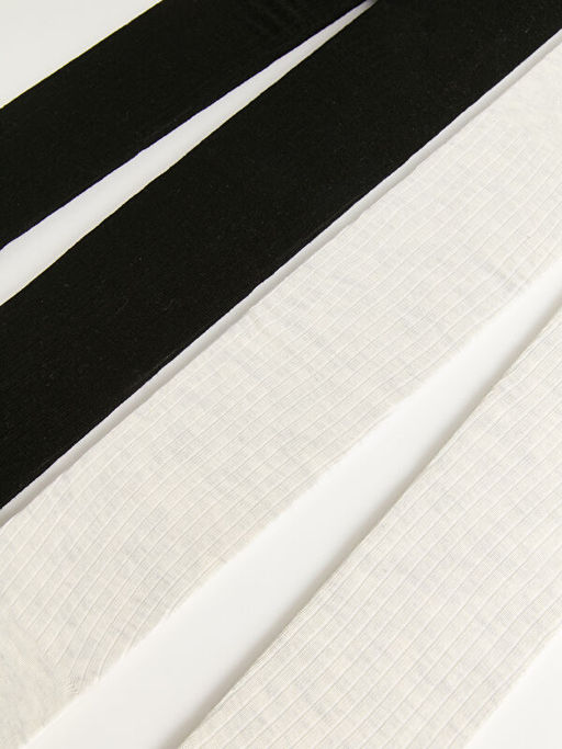 Basic K?z ?ocuk K?lotlu ?orap 2li