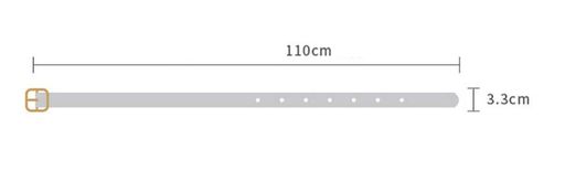 Ремень BL-2053-White