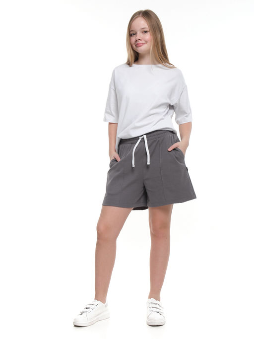 Шорты для девочки 22-4356 графит