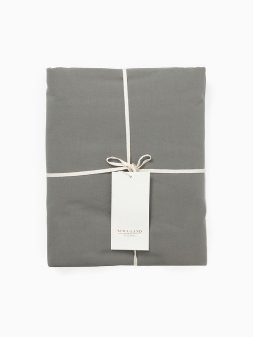 Простыня 1.5 спальная SL Home Cotton, 160245 см, тёмно-зелёная, жатый хлопок - Sima-land home фото 7