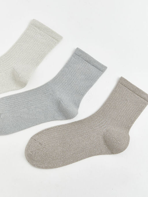 Parlak G?r?n?ml? Kad?n Soket ?orap 3l?