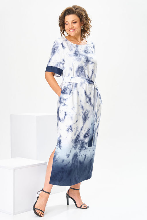Платье Romanovich Style 1-2808 сине-белый фото 3