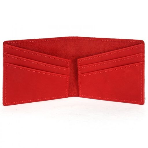 Портмоне женское Croco-ПР-1058 натуральная кожа 1 отд, 2 карм, красный шора (1003) 227414  фото 3