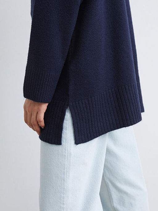 Polo Yaka Kad?n Triko Kazak