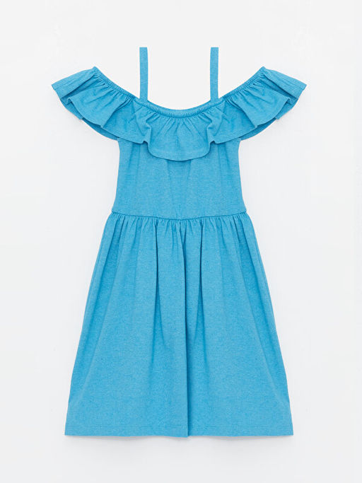 Kay?k Yaka K?z ?ocuk Elbise