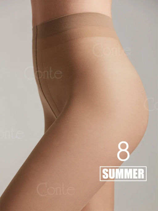 Колготки Conte Elegant Summer 8 полиамид с эластаном натуральный  фото 11