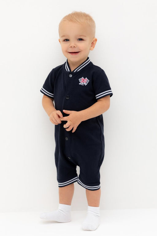 Crockid _ КР 6547/индиго к548 полукомбинезон д/мал яс фото 2