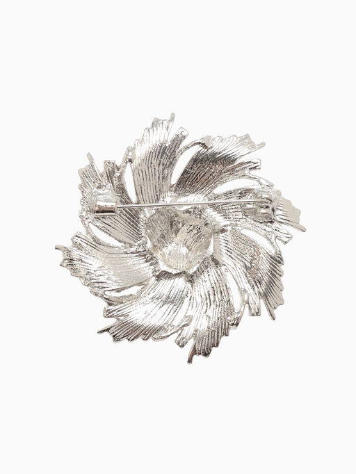 Брошь «Солнце», цвет серебро