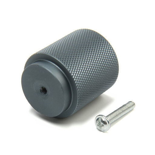 Ручка-кнопка мебельная CAPPIO PK330, d=30 мм, графит, 8 шт. TMP .