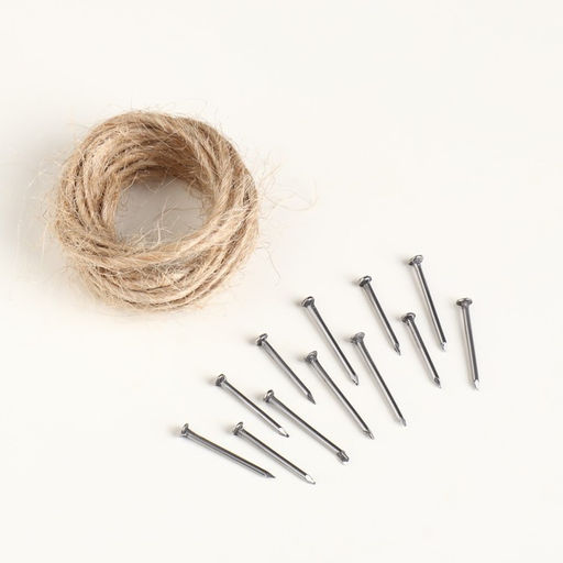 Подарочная коробка Бандероль деревянная с гвоздями и веревкой 302112,5 см - Дарим красиво фото 3