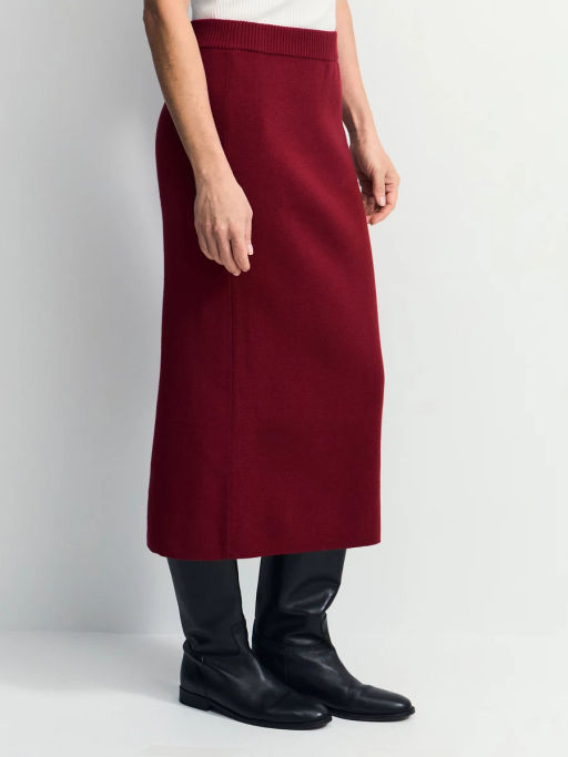 Трикотажная юбка миди / Zarina