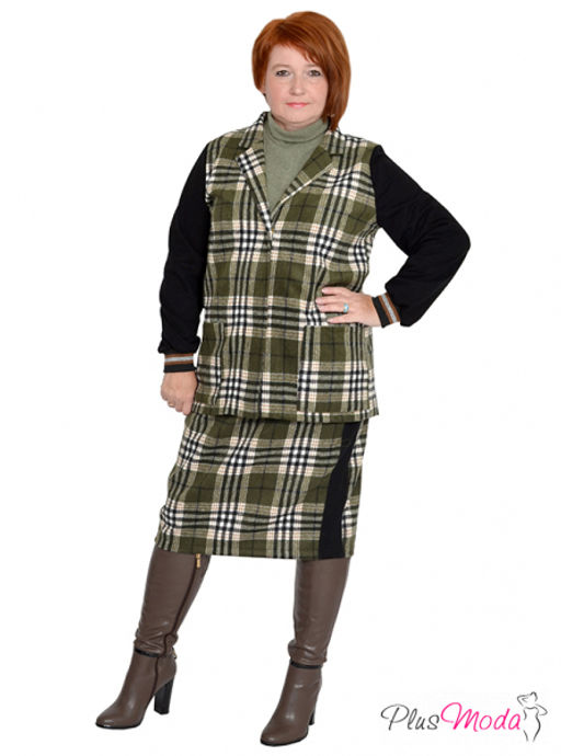 Юбка Модель №989 размеры 44-84 - Plusmoda фото 10