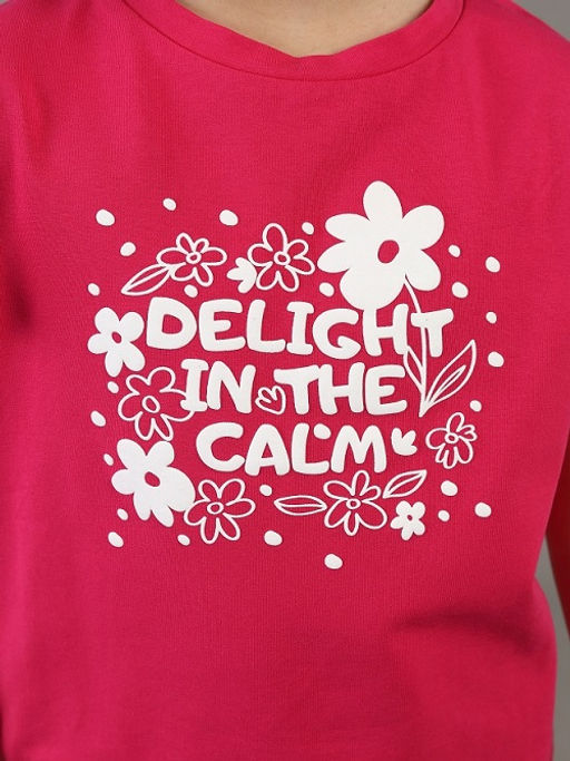 CRB wear / CSKG 64106-46K Майка для девочки,фуксия/Ex.Cherubino фото 3