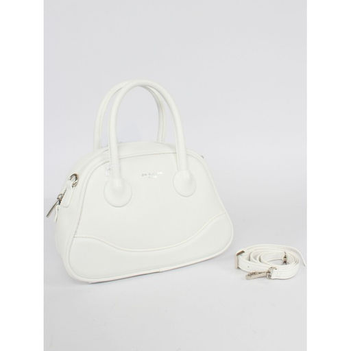 Сумка женская искусственная кожа DJ-CM 6966-WHITE, 1отд, плечевой ремень, белый SALE 261518