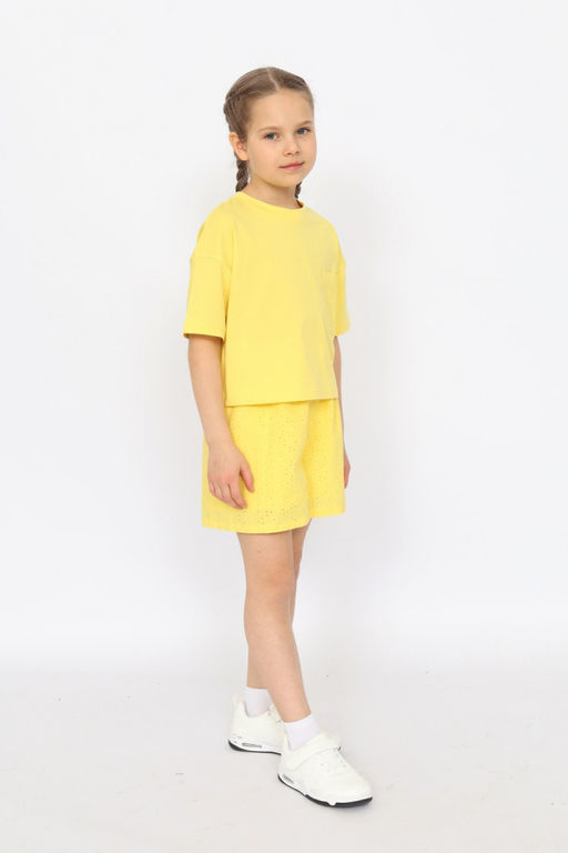 CRB wear/ CSJG 63798-30-399 Футболка для девочки,желтый/Ex.Cherubino  фото 3