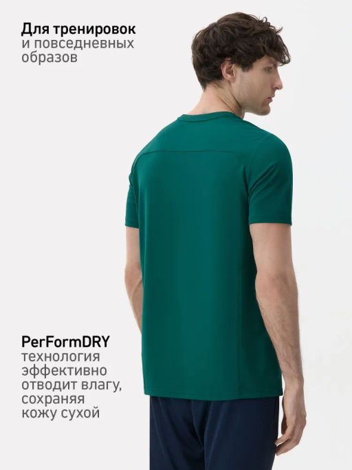 Футболка тренировочная JOGEL DIVISION Training Tee, темно-зеленый  фото 10